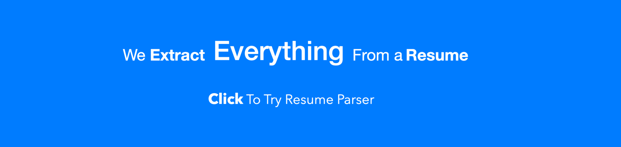 Resume Parsing CV Parsing Resume - Try Resume Parsing