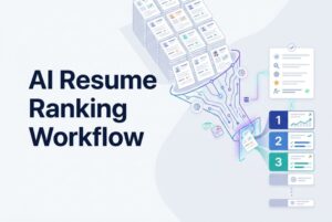AI resume screening workflow for high volume hiring