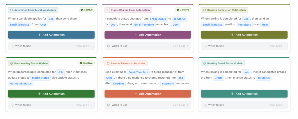 workflow automations