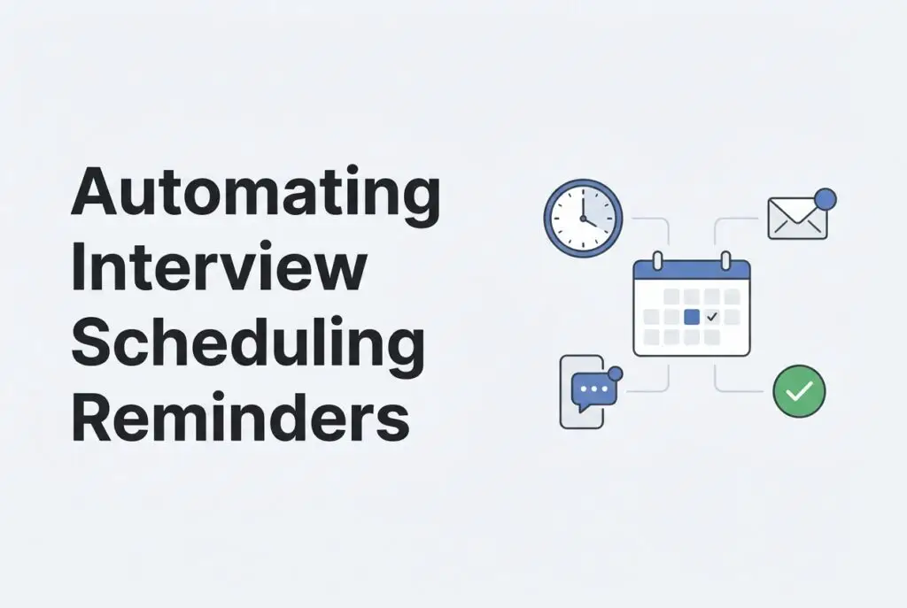 automated interview scheduling to reduce drop off