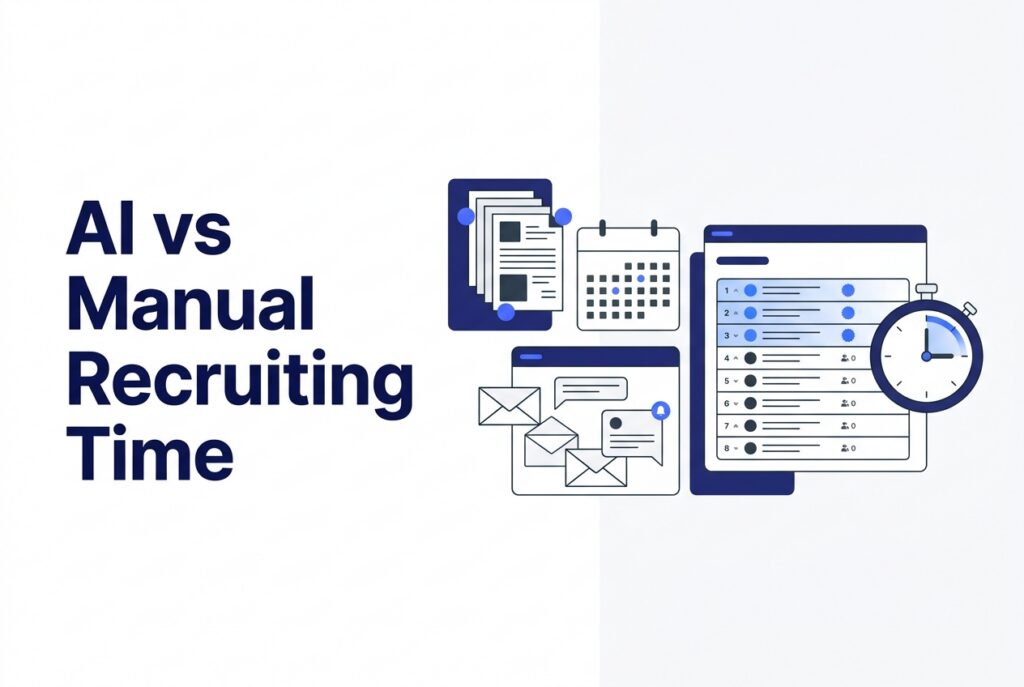 CVViZ Vs Manual Hiring - how CVViZ saves time and money