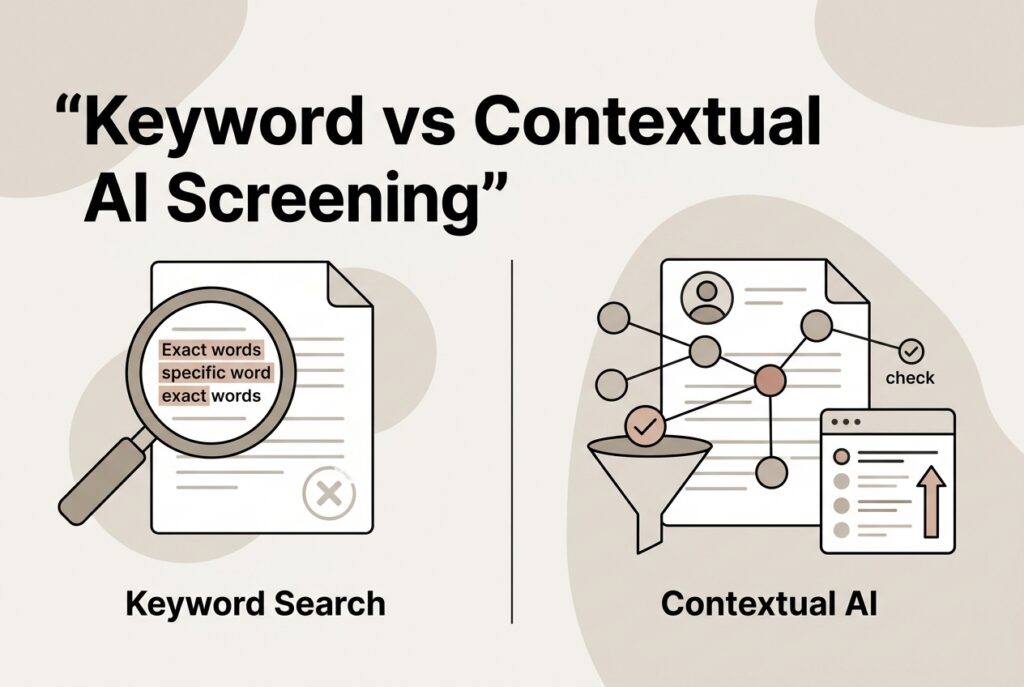 Keyword matching Vs Contextual Resume Screening