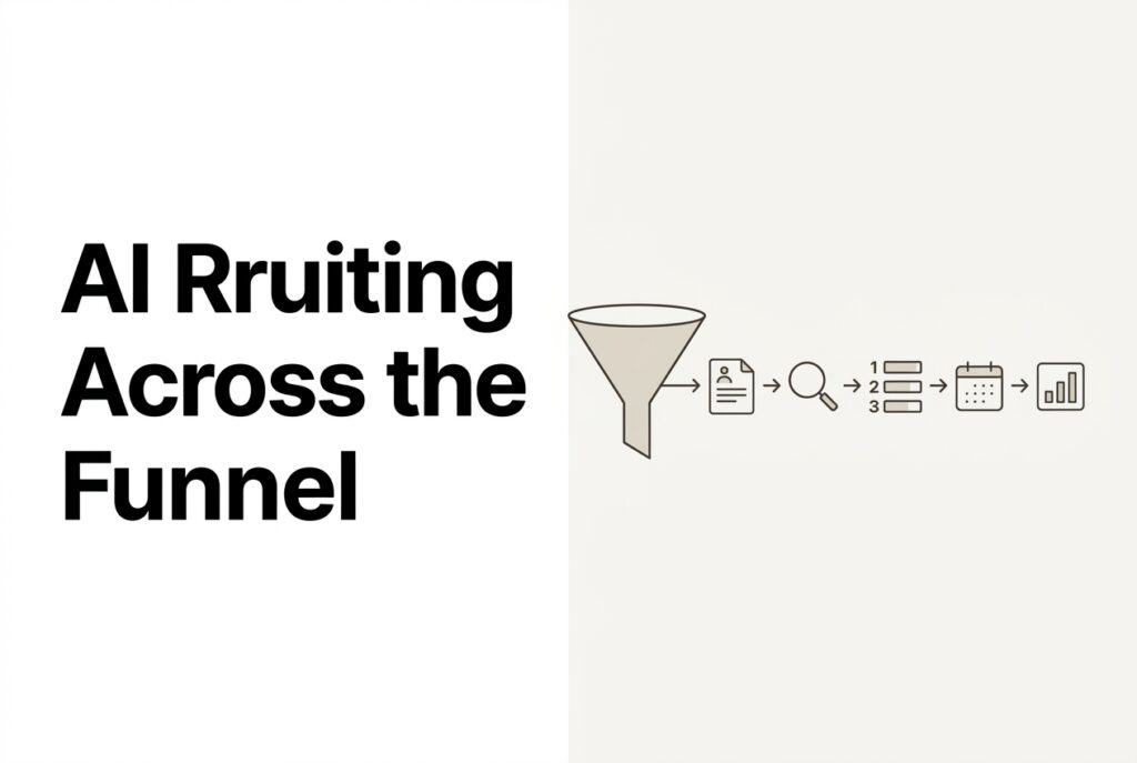 AI recruiting across funnel