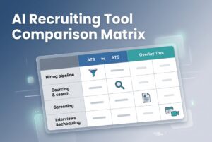 AI recruiting tool comparison matrix