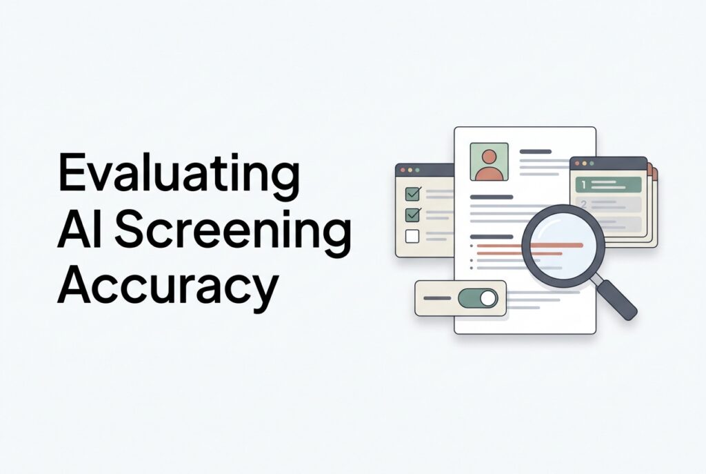 Evaluate AI resume screening software