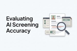 Evaluate AI resume screening software