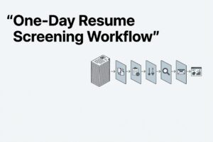 AI powered Resume Screening workflow