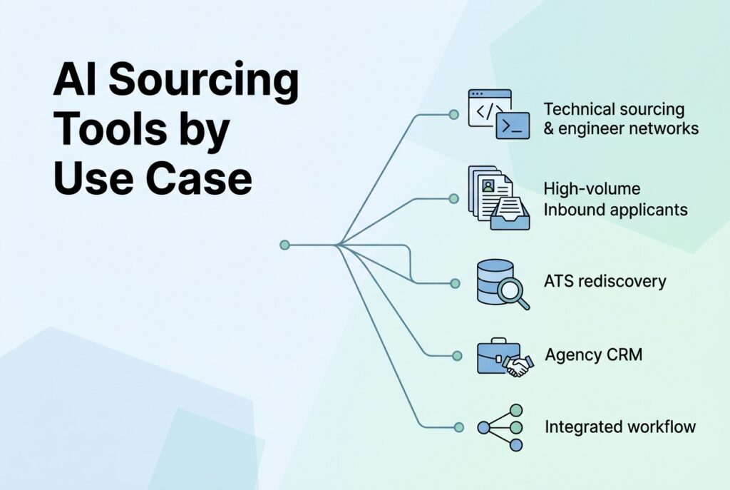 AI Sourcing tools by Use Cases